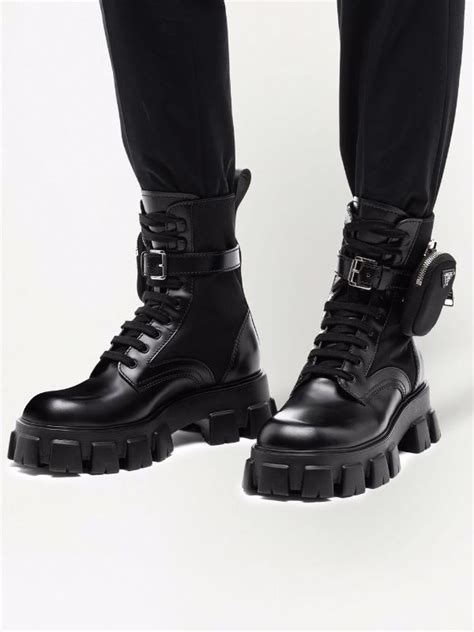 prada monc boots|Prada ankle boots men's.